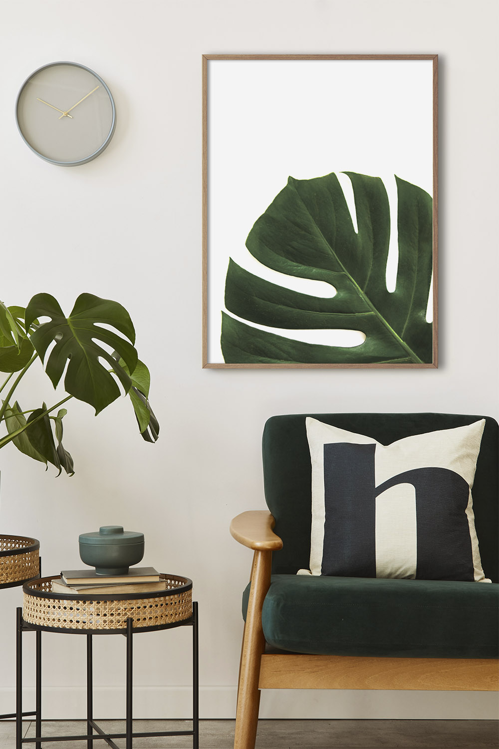 Постер Лист Монстеры