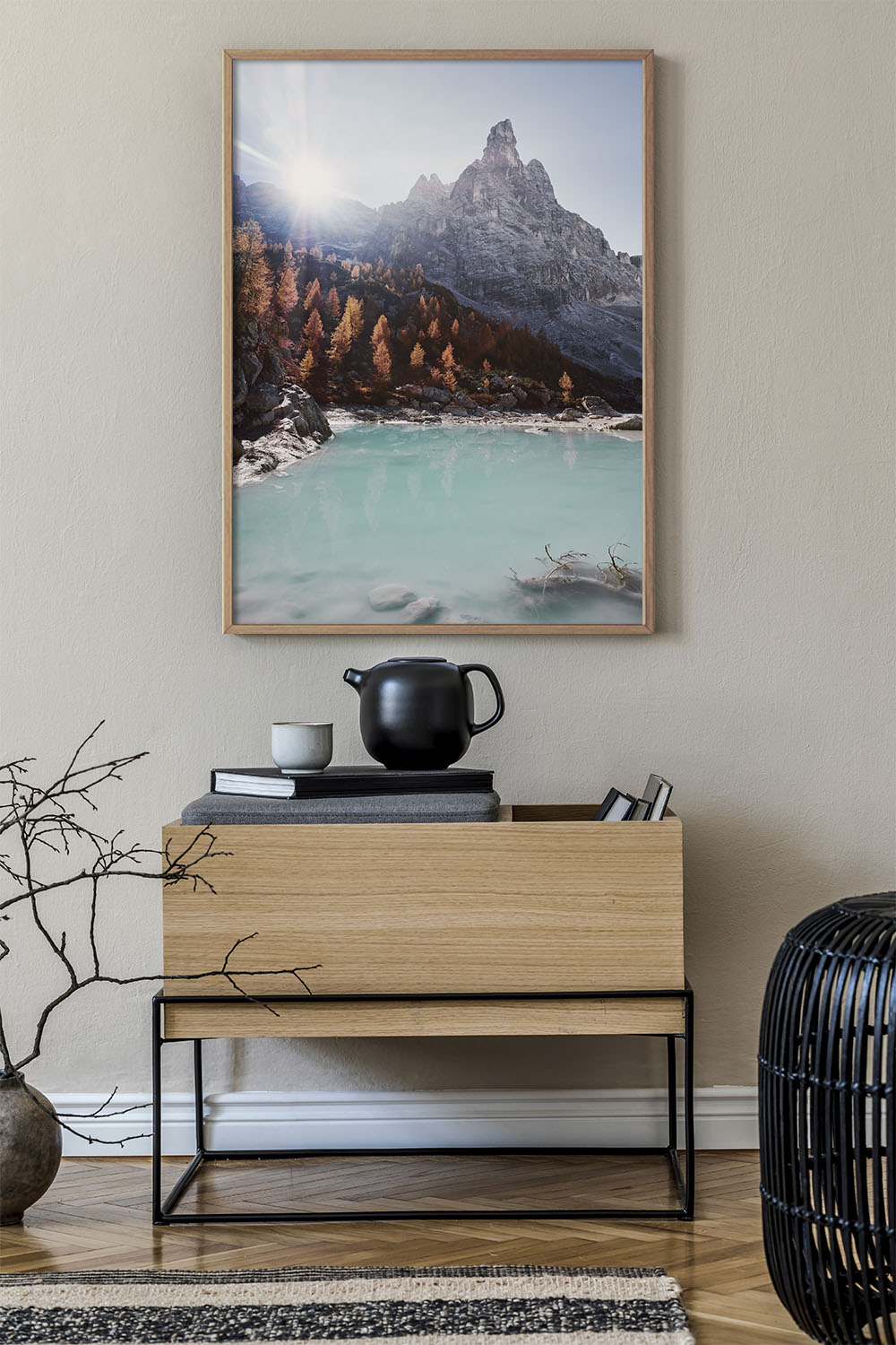 Постер Озеро В Горах