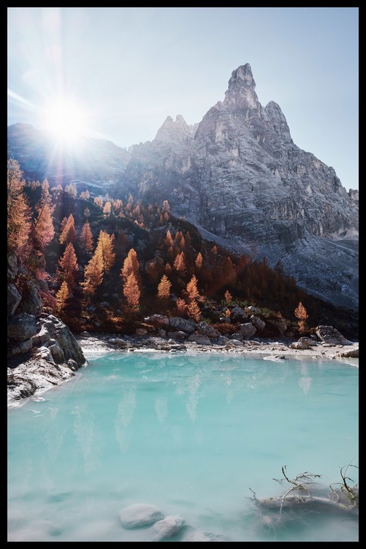 Постер Озеро В Горах