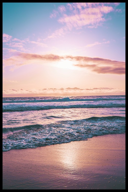 Постер Розовый Закат