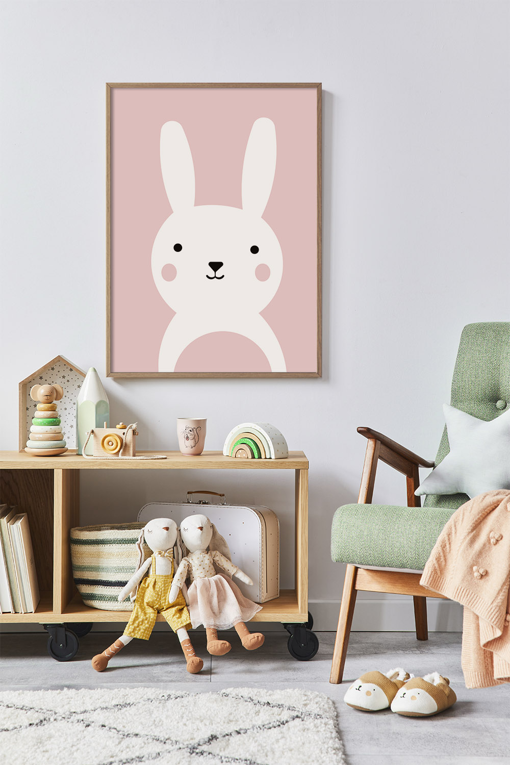 Постер В Детскую Зайчик