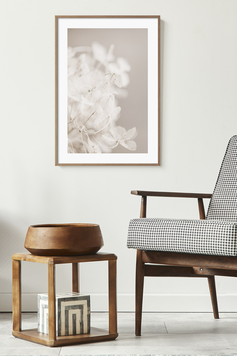 Постер Бежевые Листья #1