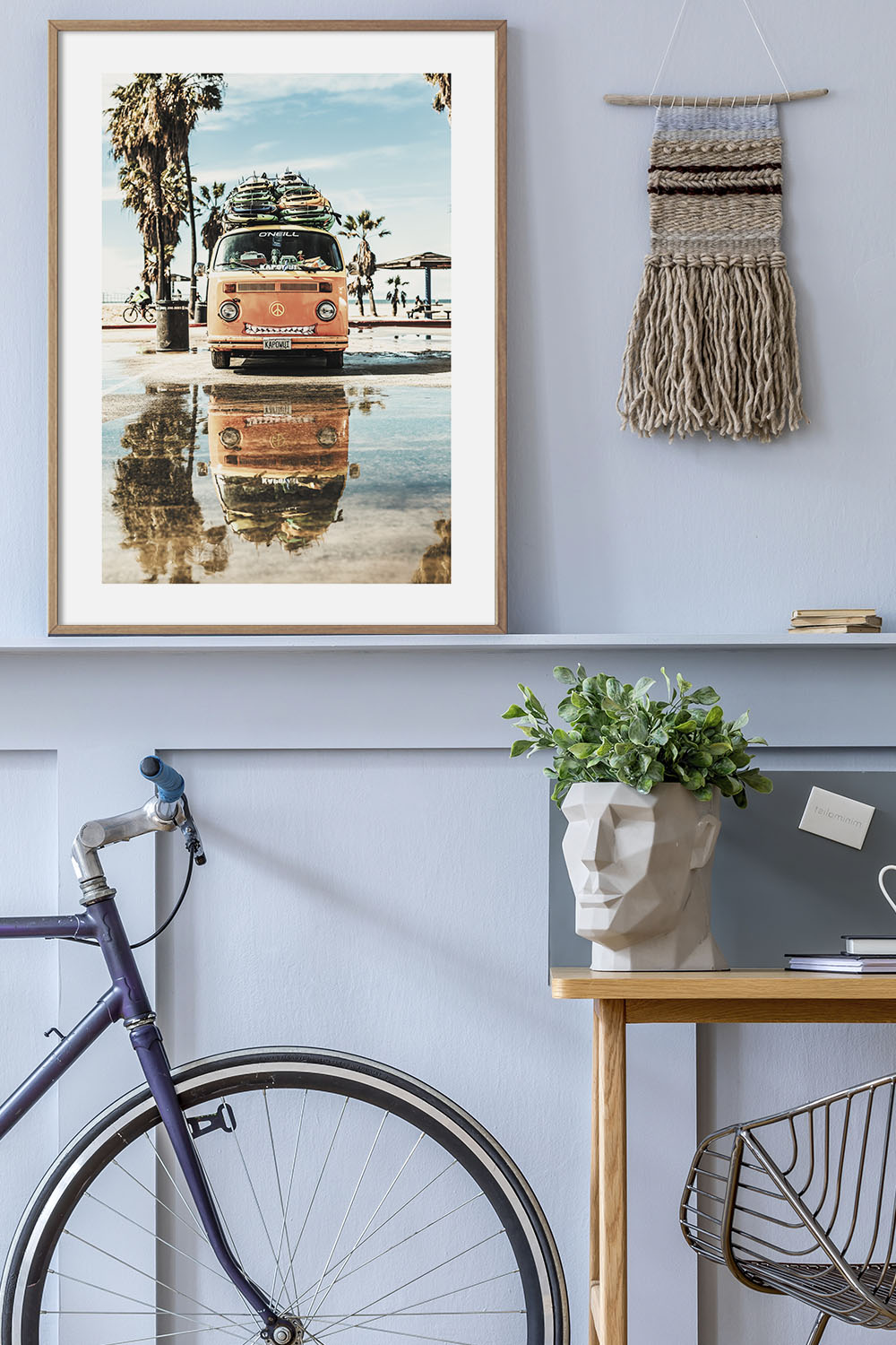 Постер Фургон На Пляже