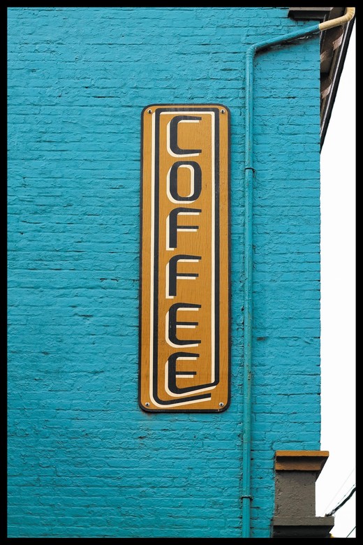 Постер Надпись Coffee