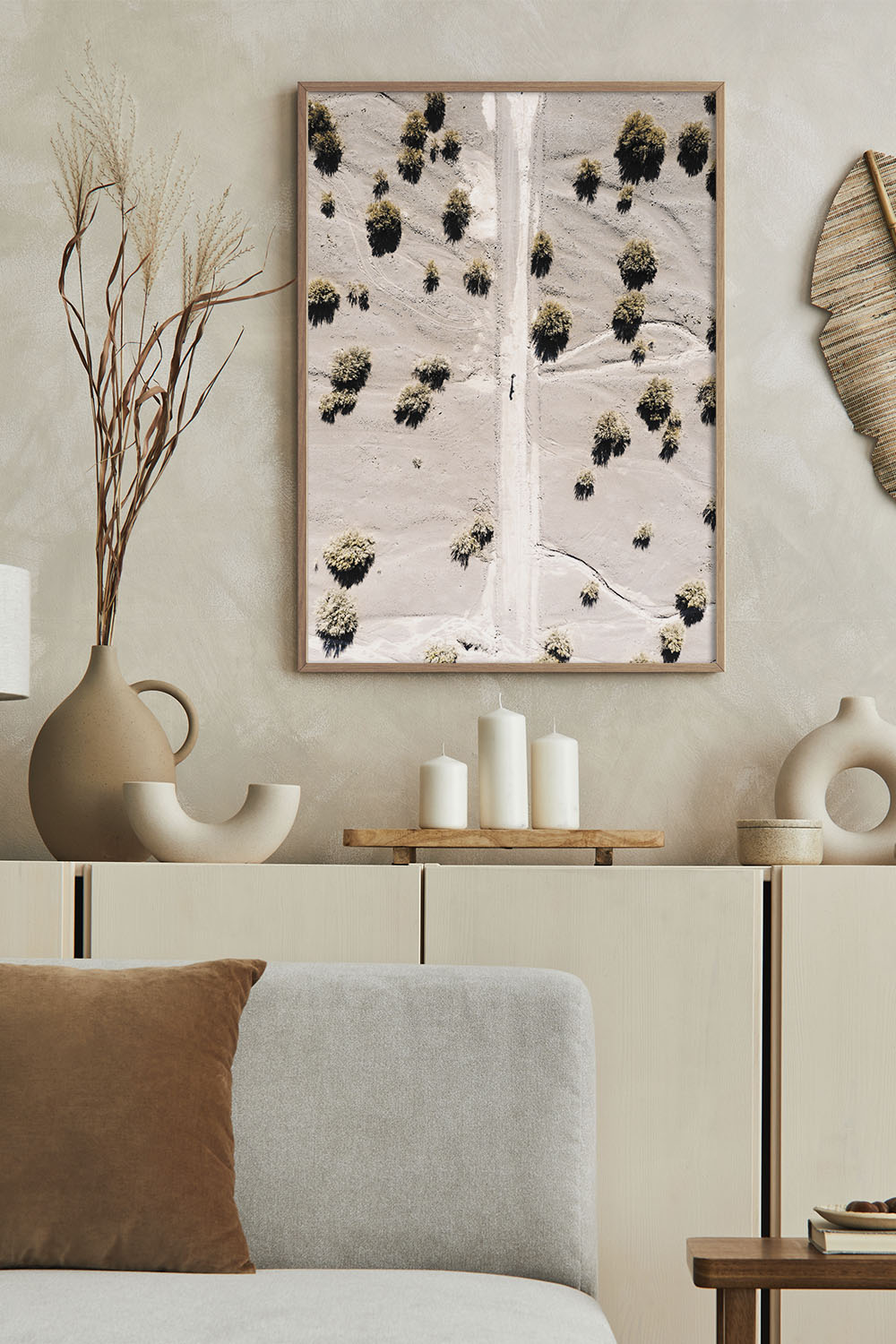 Постер Дорога В Пустыне