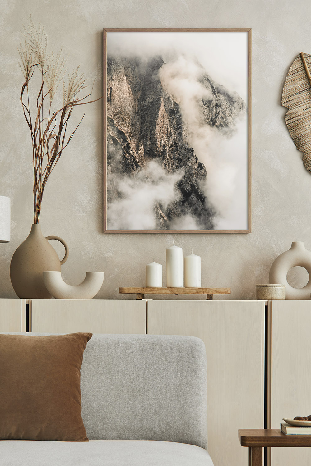 Постер Горы В Облаках