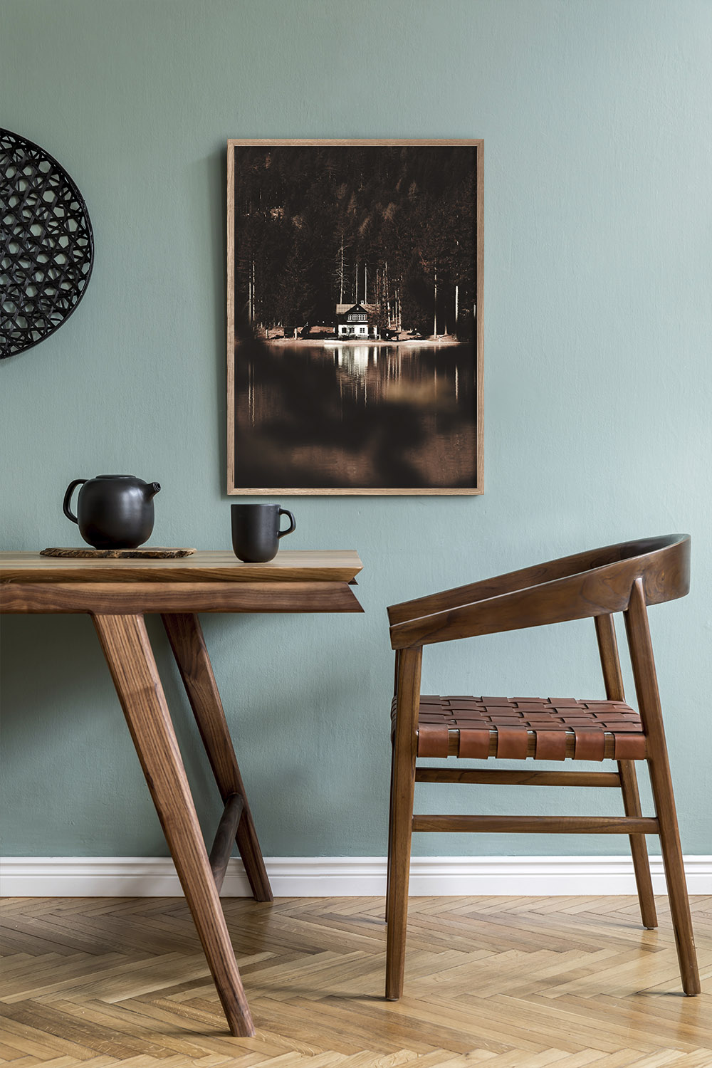 Постер Домик На Озере