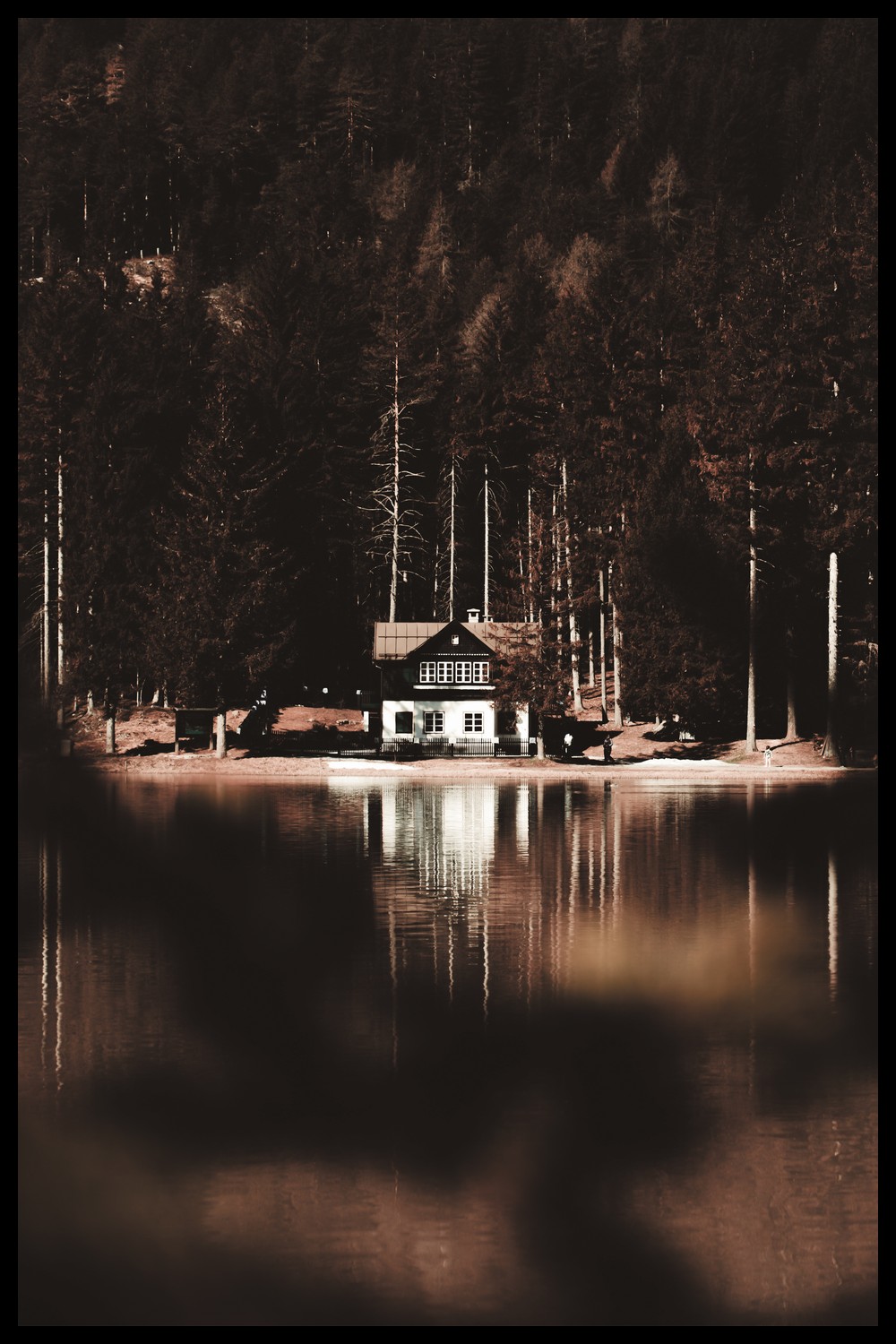 Постер Домик На Озере