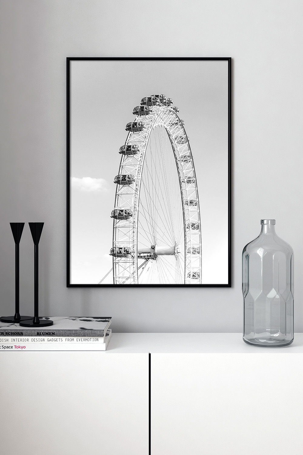 Постер Колесо Обозрения В Лондоне