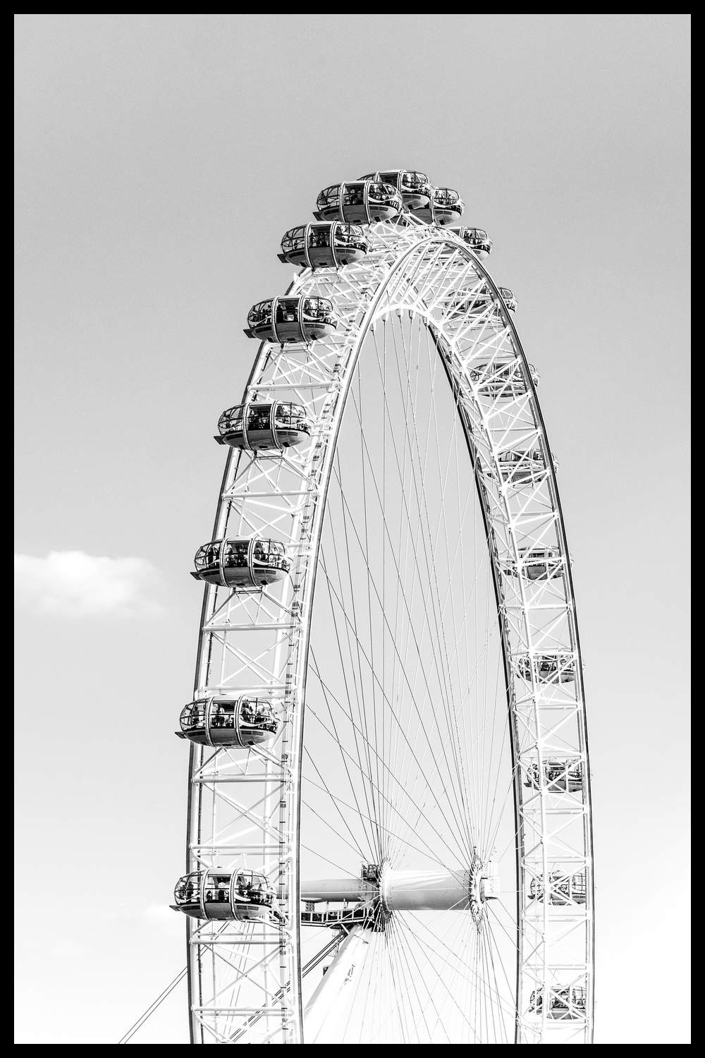 Постер Колесо Обозрения В Лондоне