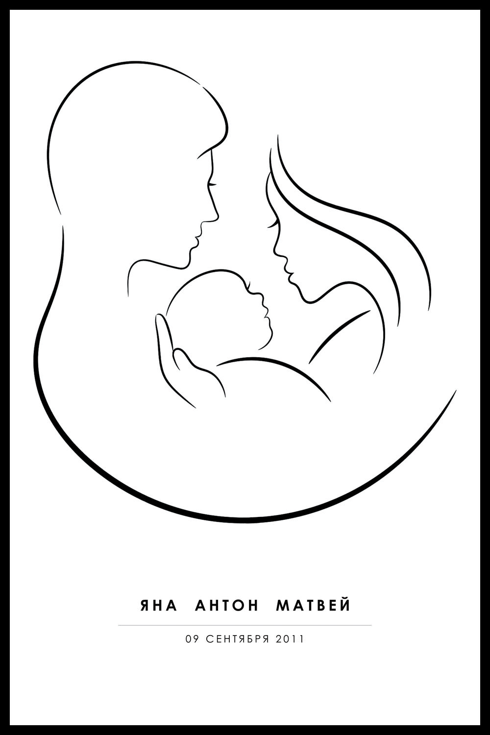 ПЕРСОНАЛЬНЫЙ СЕМЕЙНЫЙ ПОСТЕР