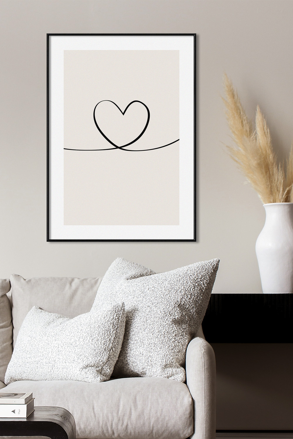 Постер Сердце Из Линий