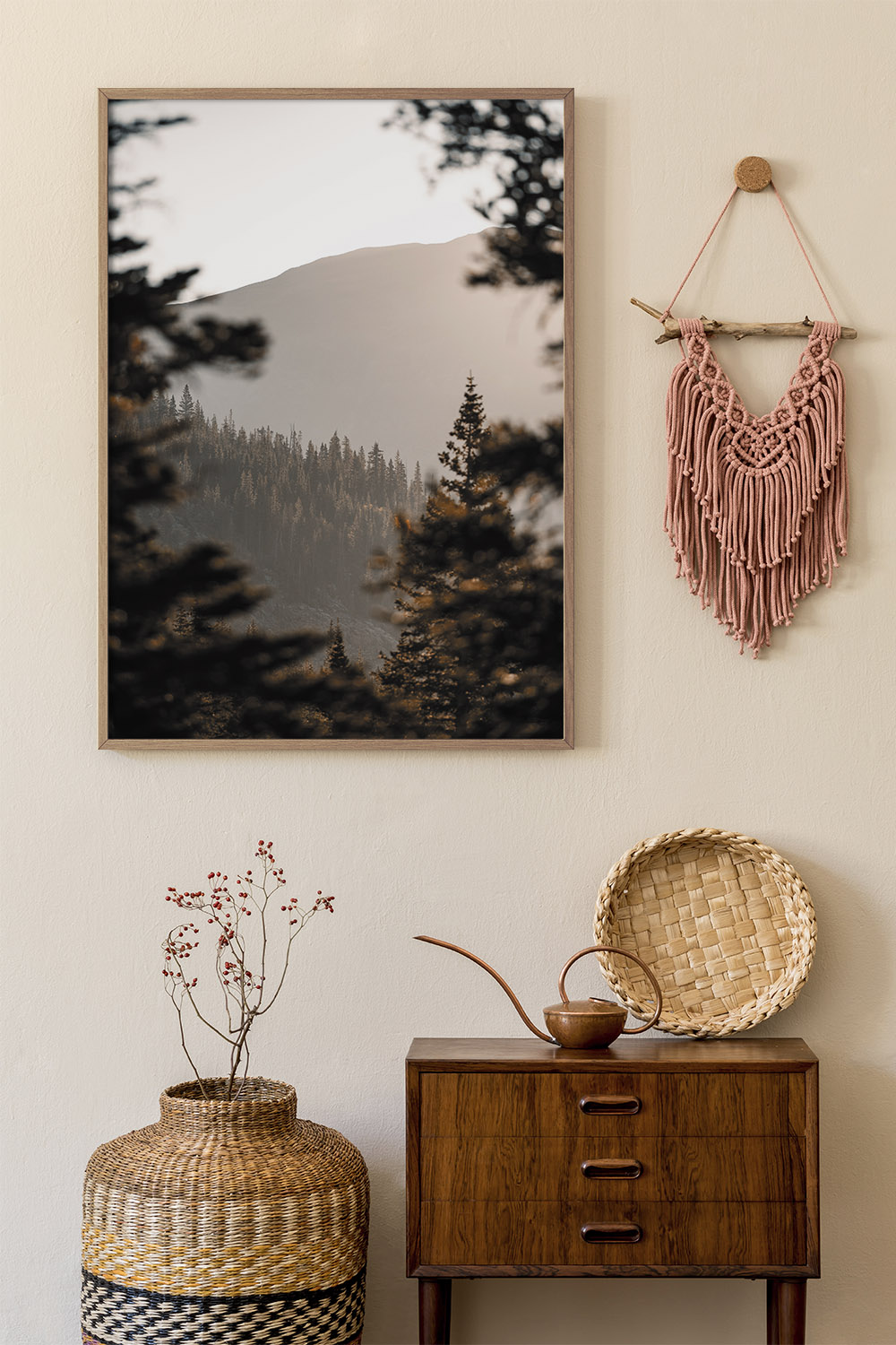 Постер Вид На Лес