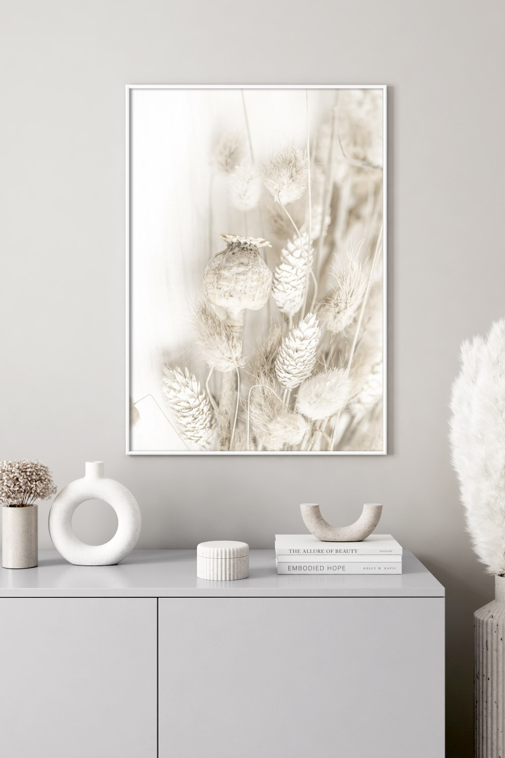 Постер Нежно-Бежевые Сухоцветы #2