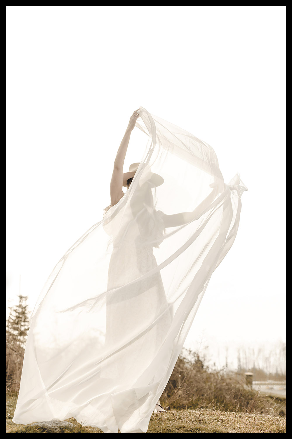 Постер Девушка И Ветер