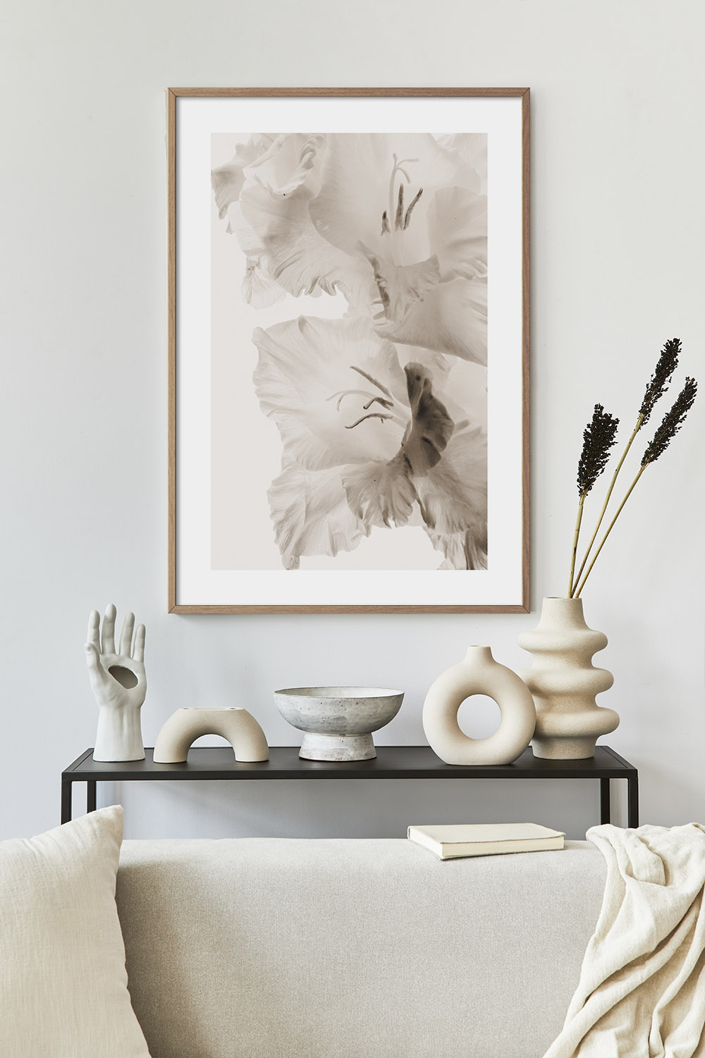 Постер Бежевый Цветок