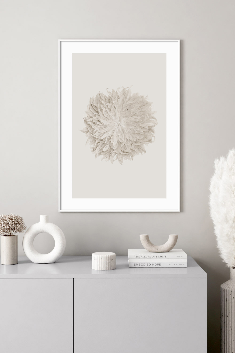 Постер Бежевые Перья