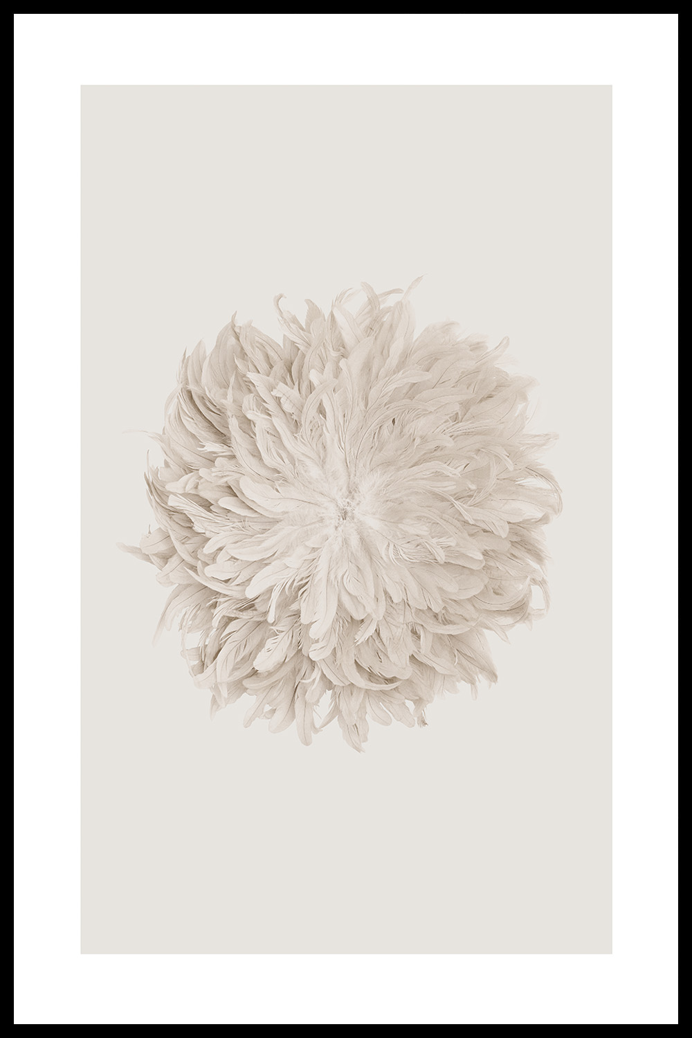 Постер Бежевые Перья