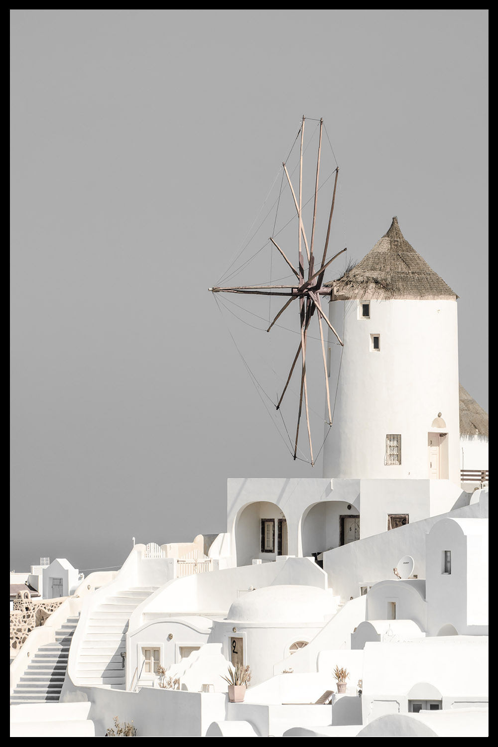 Постер Белые Здания Греции