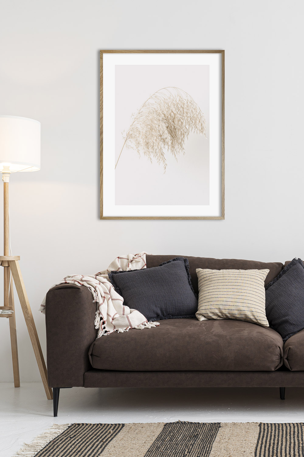 Постер Сухоцвет На Светлом Фоне