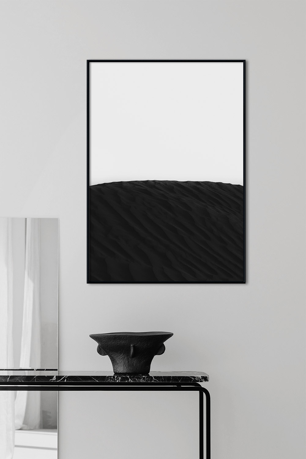 Постер Черно-Белые Дюны