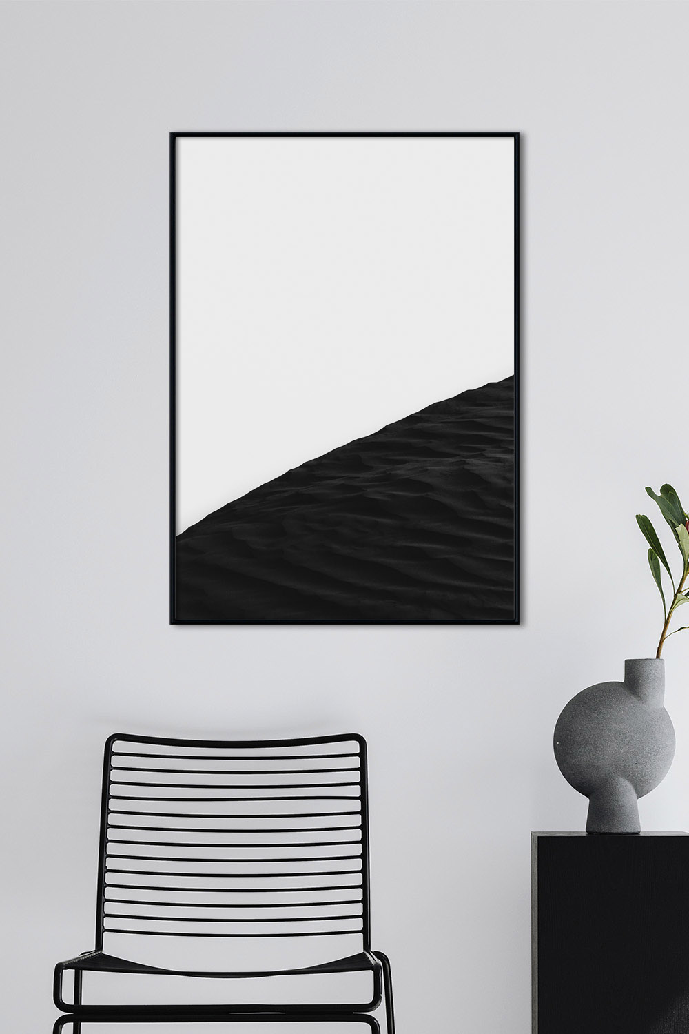 Постер Черно-Белые Дюны #2