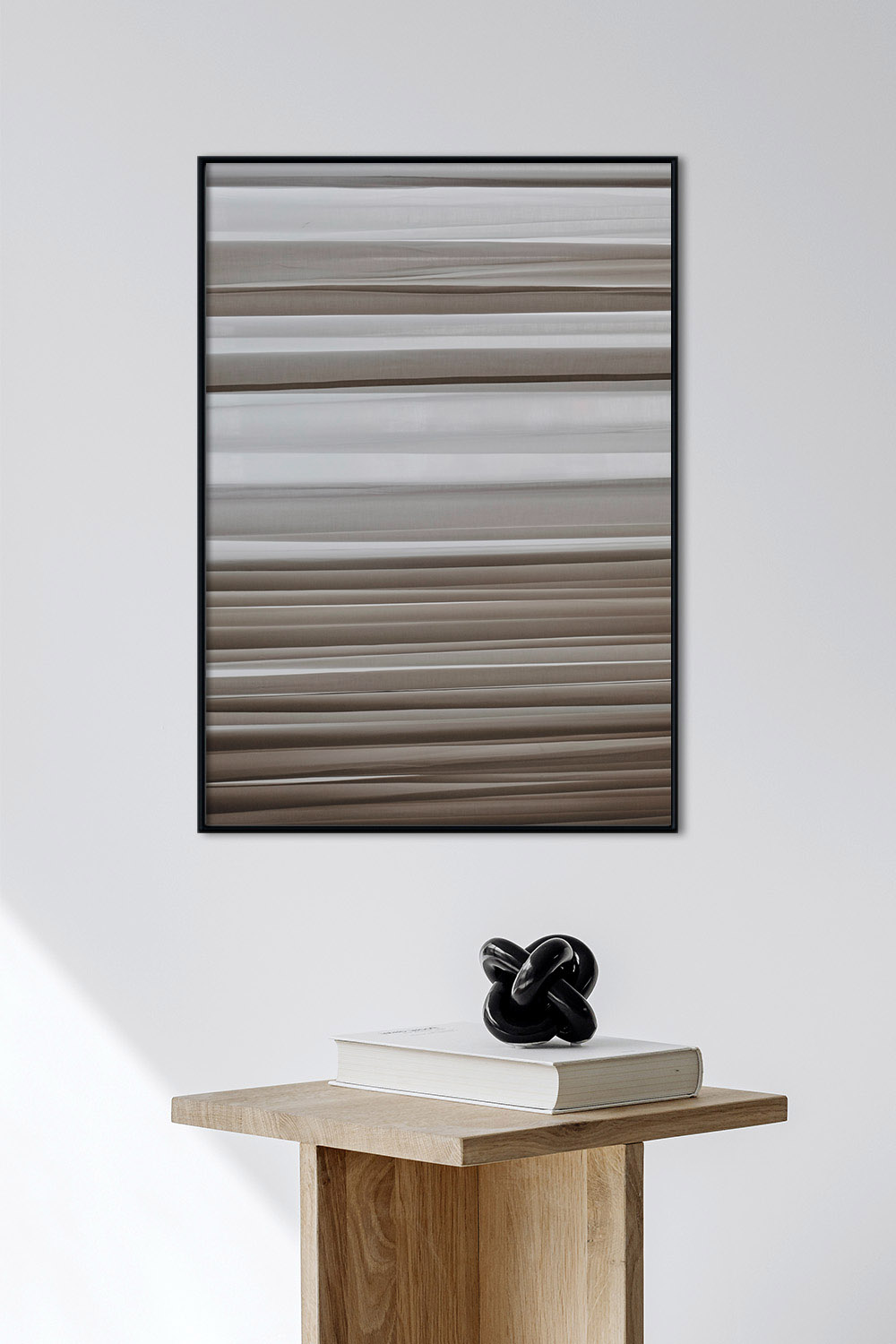 Постер Светлые и Бежевые Полосы