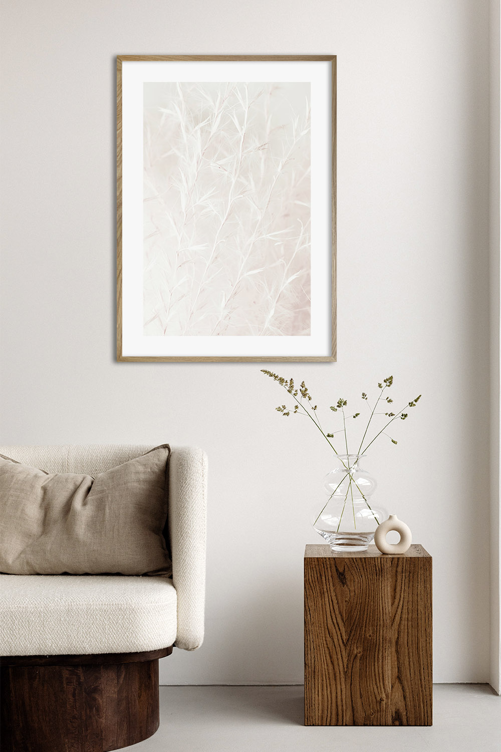 Постер Светло-Бежевые Ветки