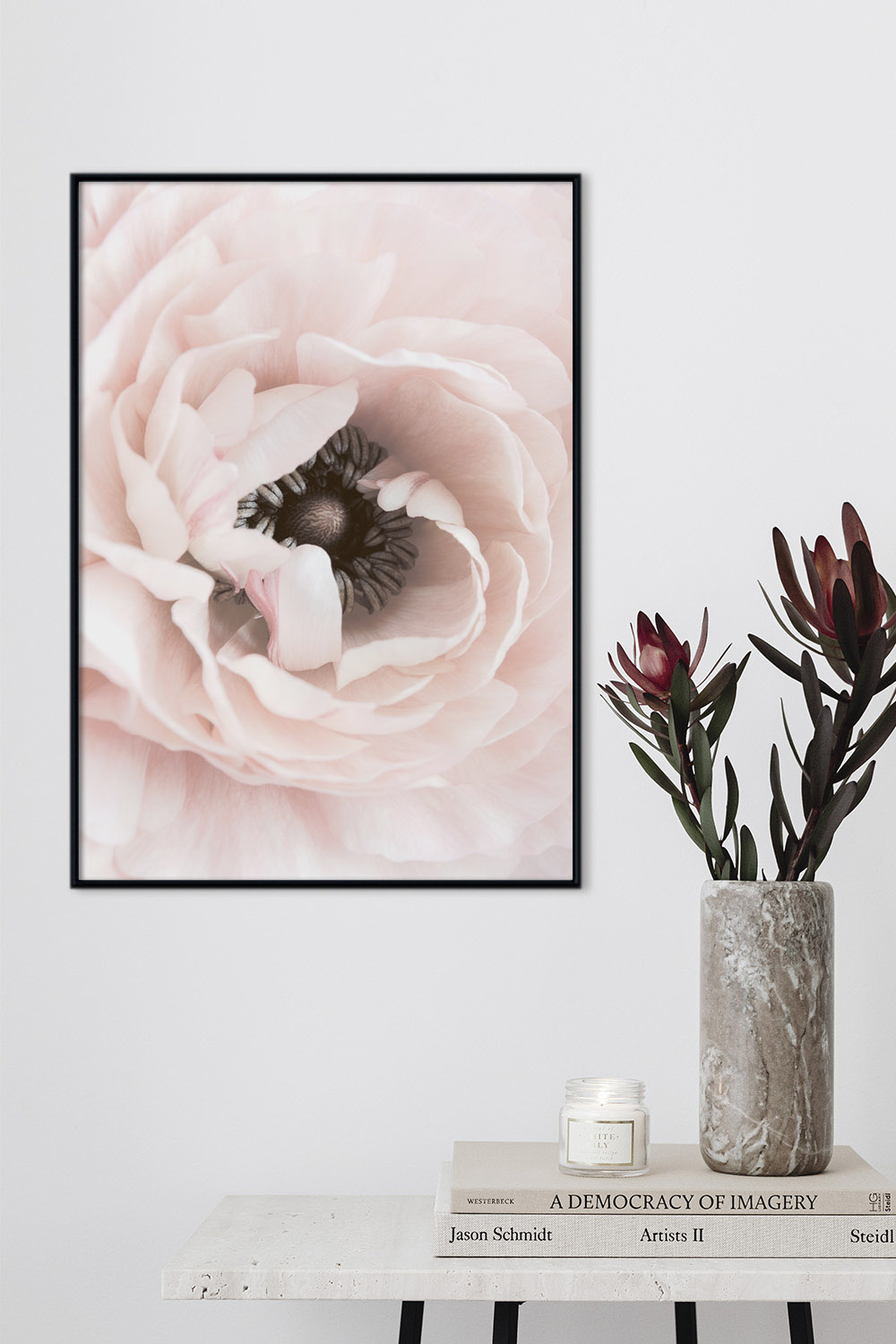 Постер Розовый Цветок