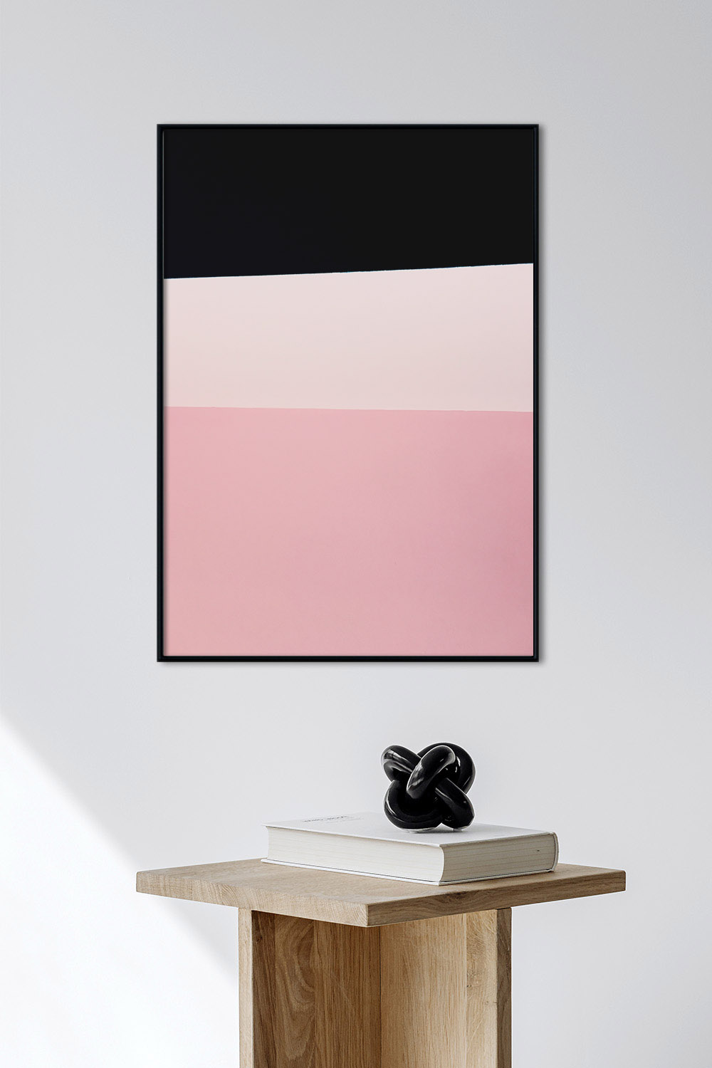 Постер Абстракция Черно-Розовая