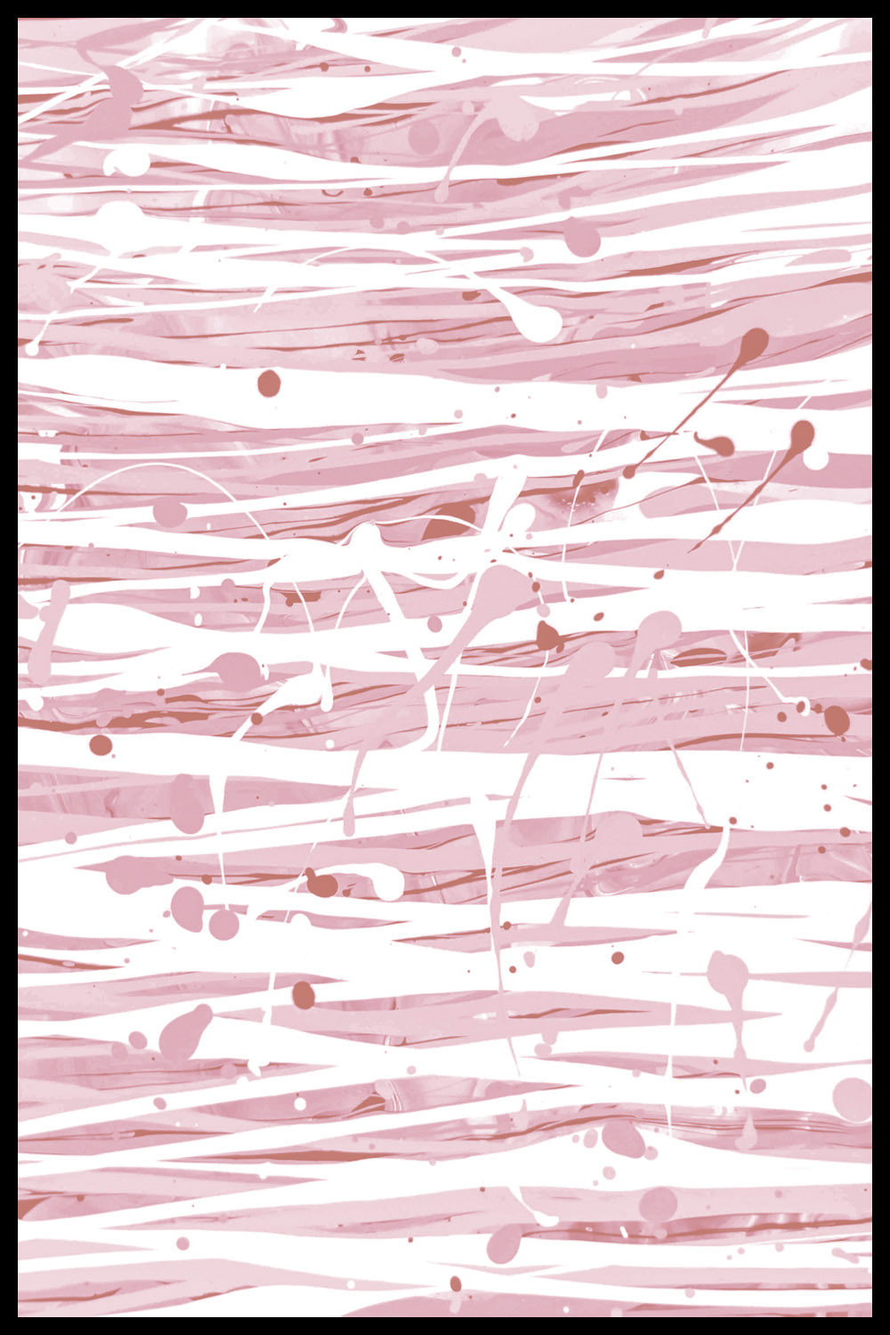 Постер Абстракция Розово-Белая