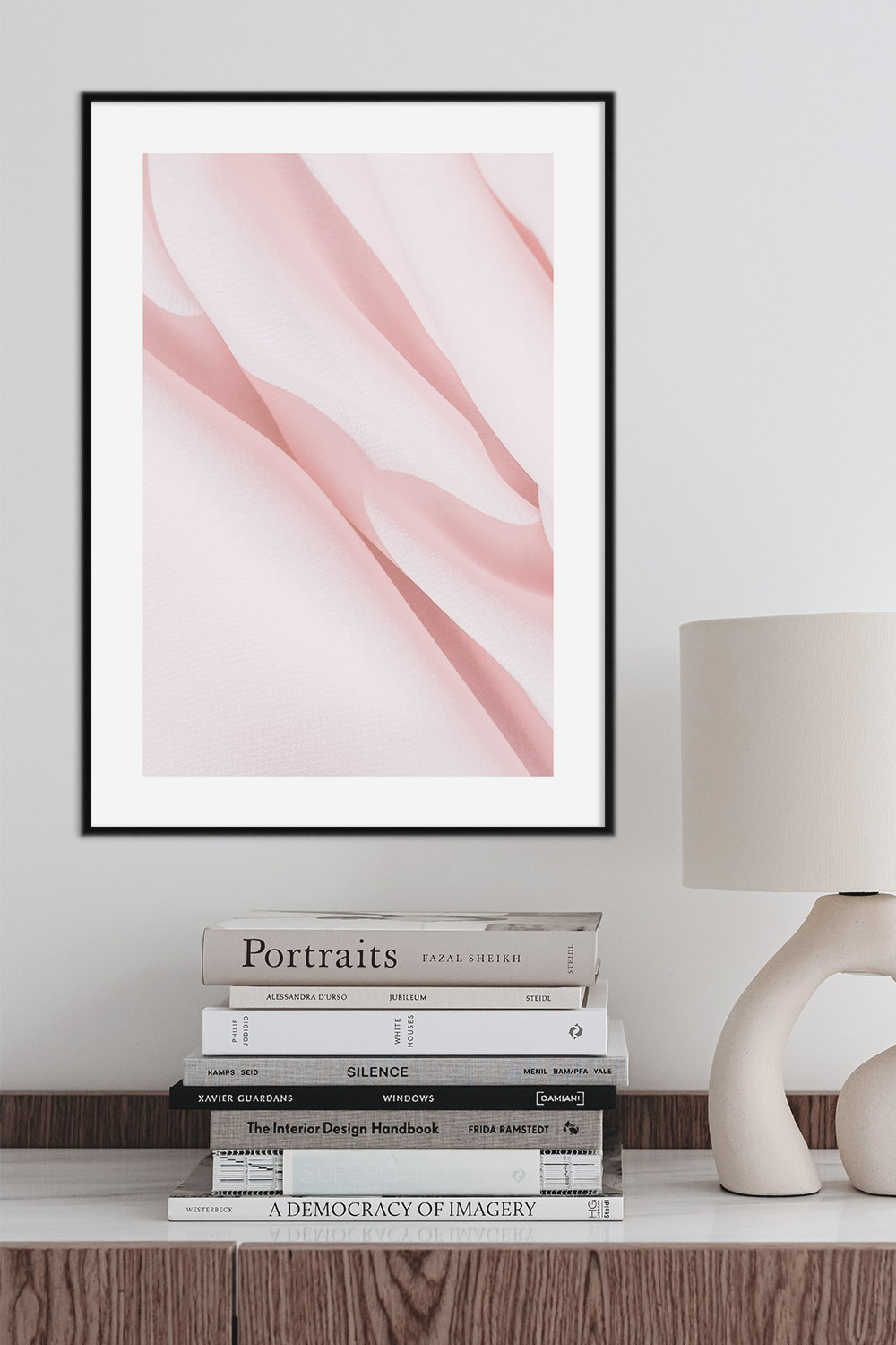 Постер Розовая Ткань