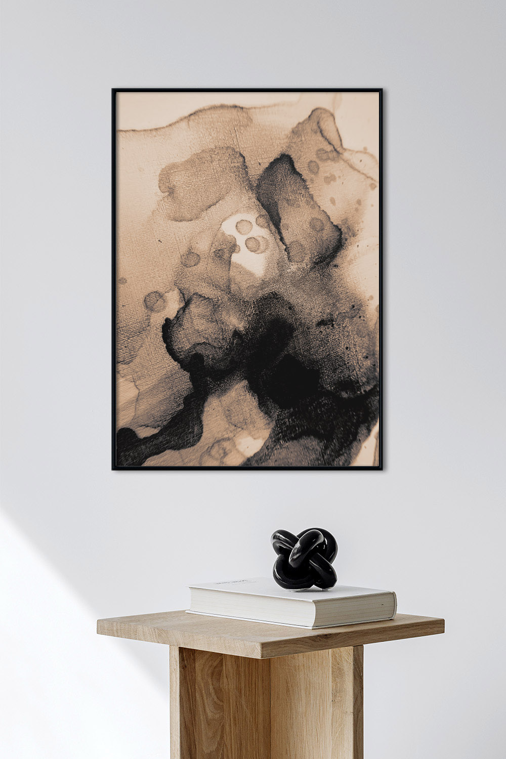 Постер Абстракция Темно-Коричневая №1