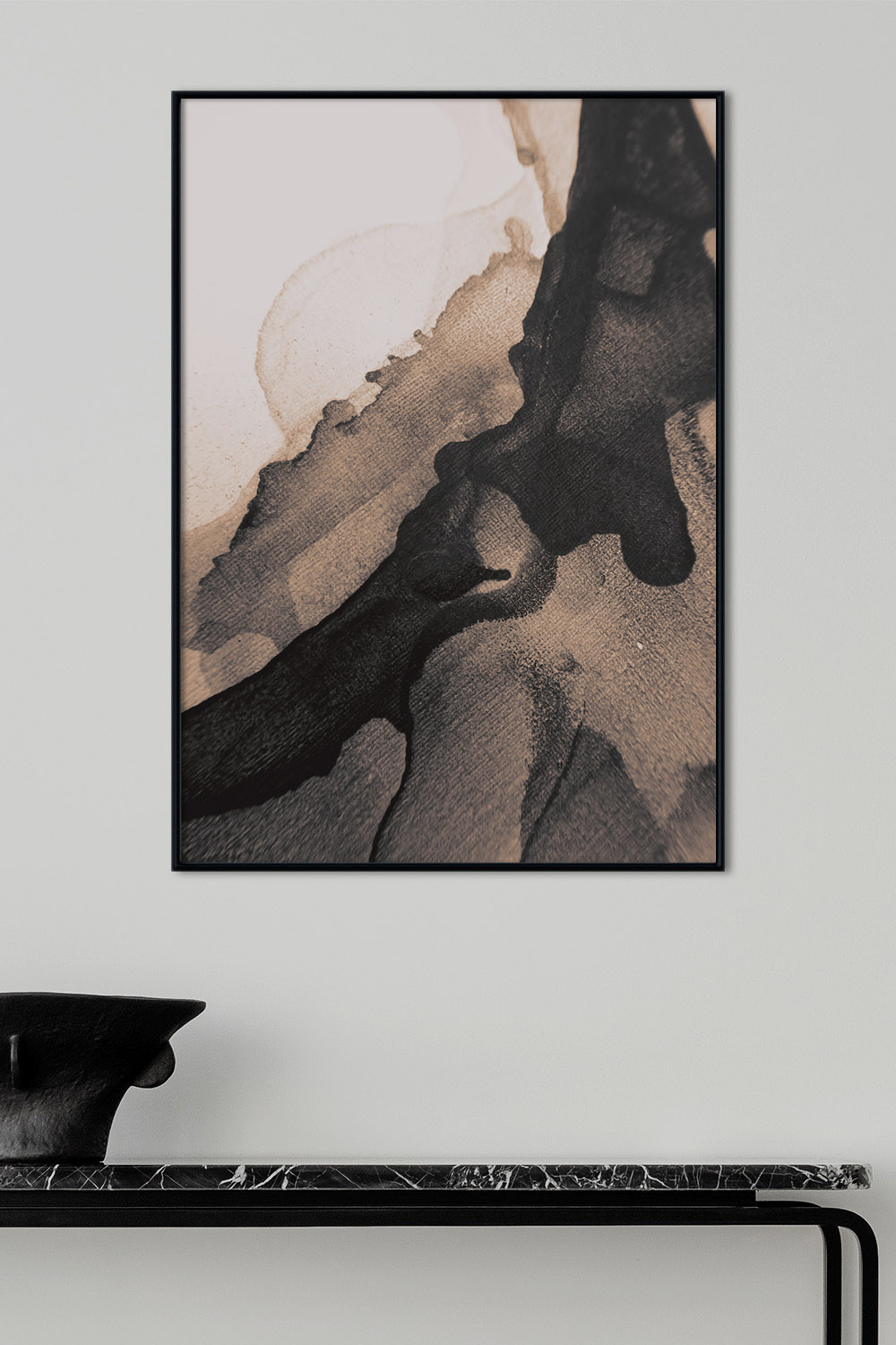 Постер Абстракция Темно-Коричневая №2
