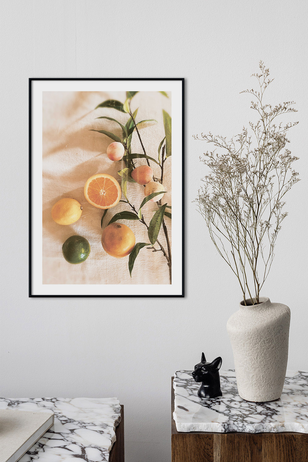 Постер Цитрусы И Зеленая Ветка