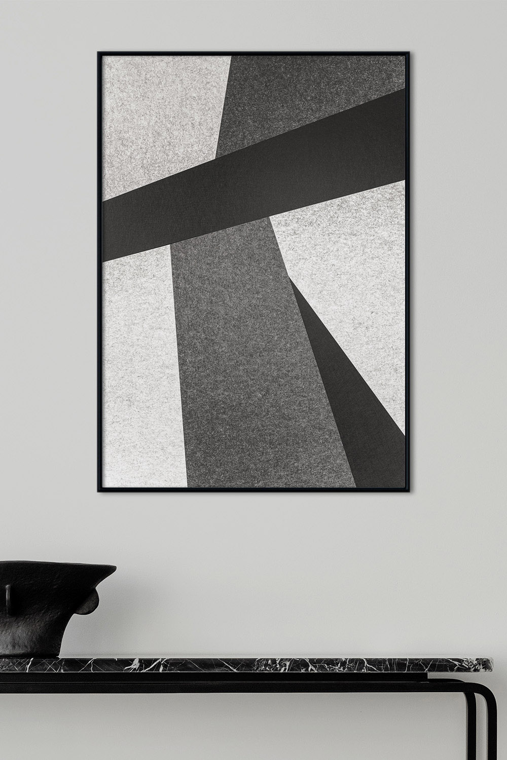 Постер Черно-Белые Формы