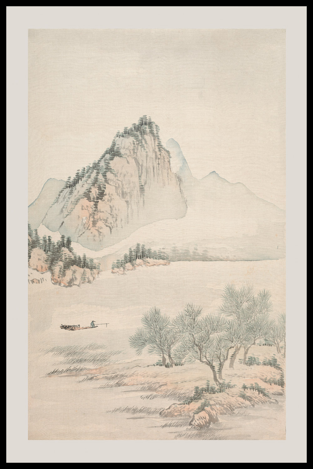 Постер Японская Живопись Горы