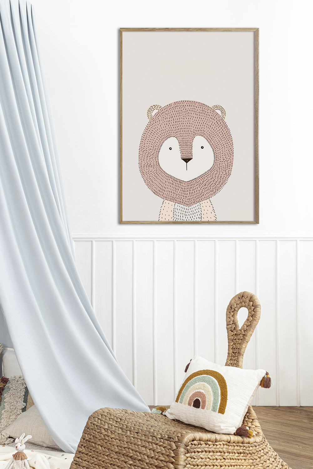 Постер Для Детской Лев