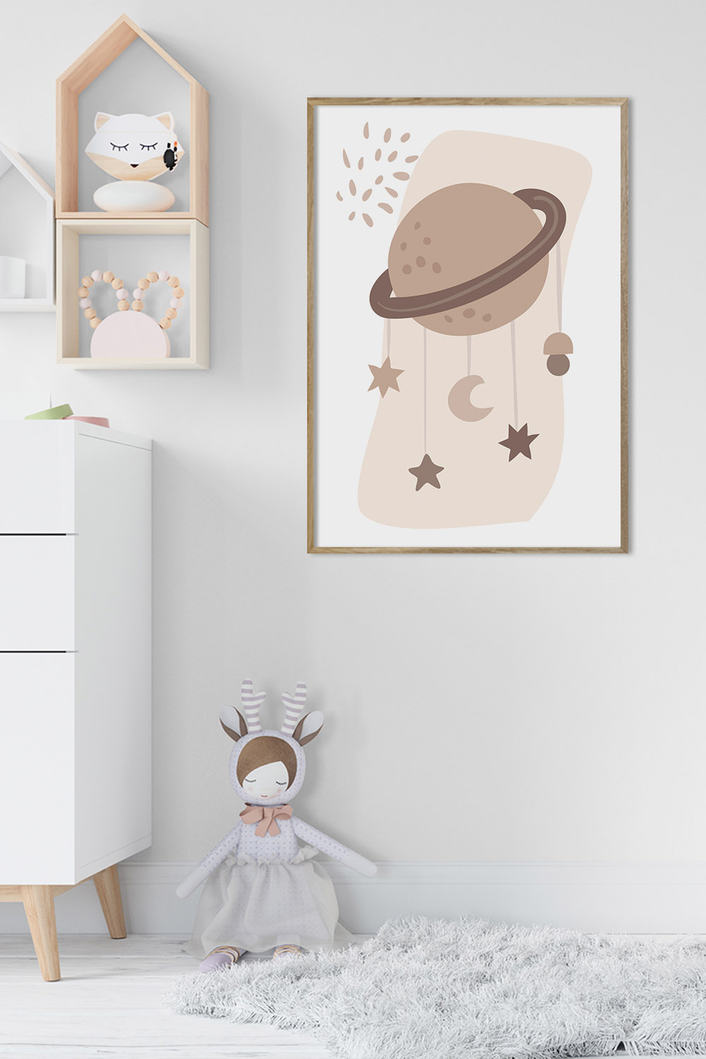 Постер Сатурн и Звезды