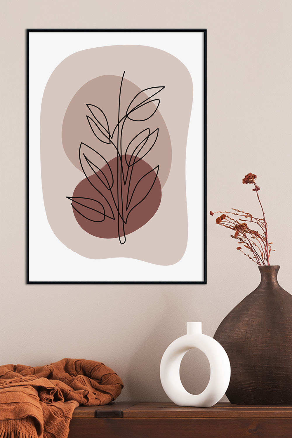 Постер Абстракция Цветы #1