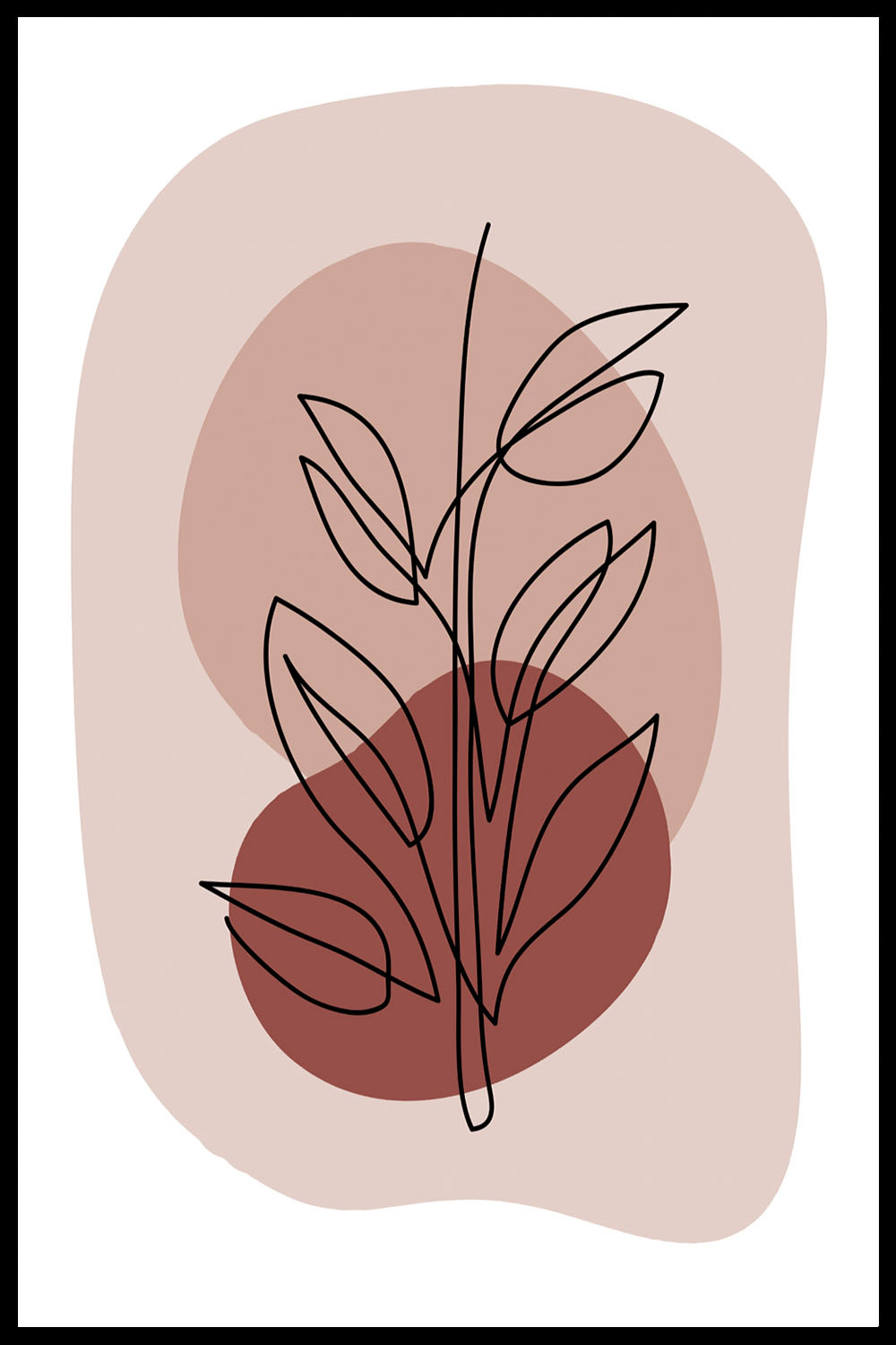 Постер Абстракция Цветы #1