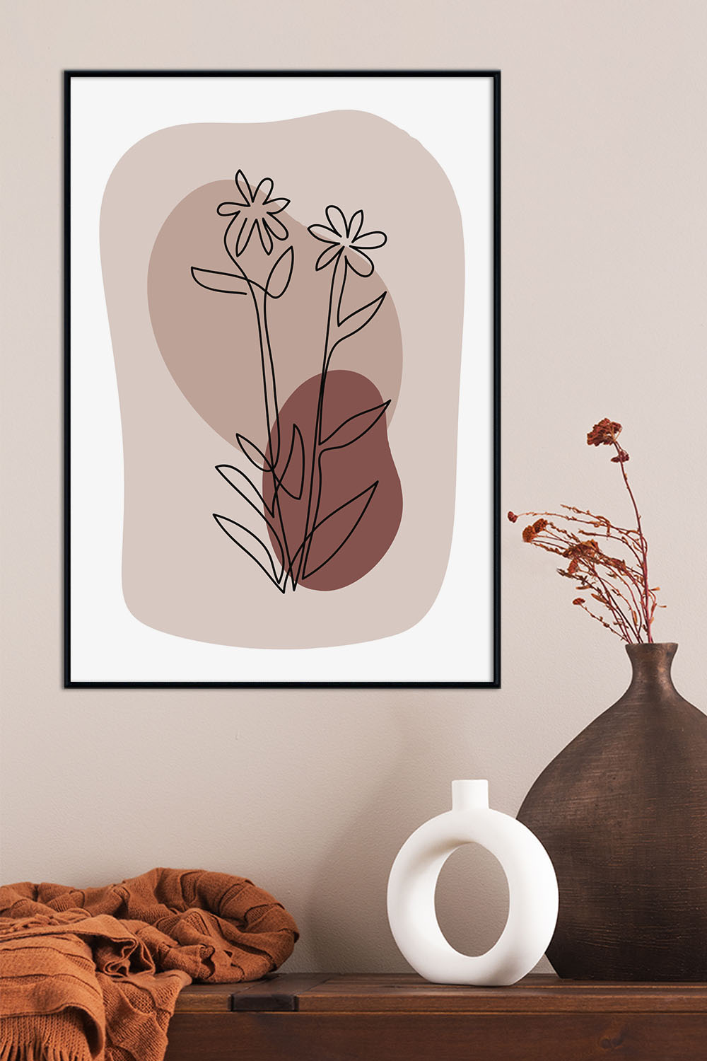 Постер Абстракция Цветы #2