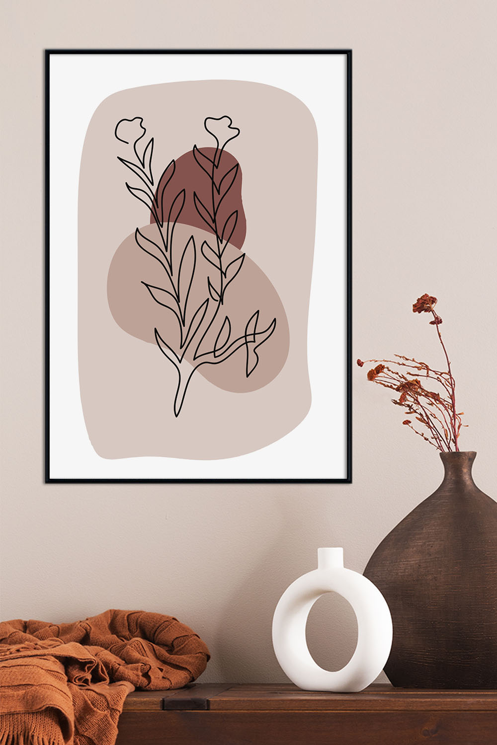 Постер Абстракция Цветы #4