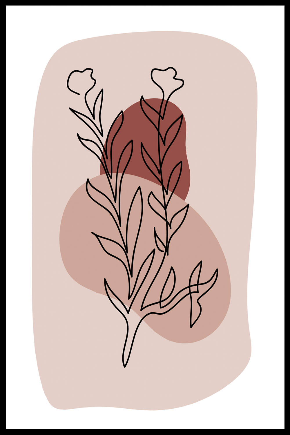 Постер Абстракция Цветы #4