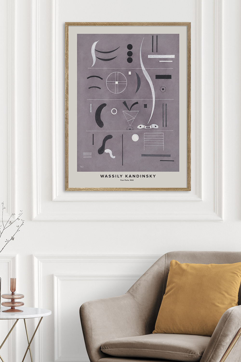 Постер Wassily Kandinsky Four Parts