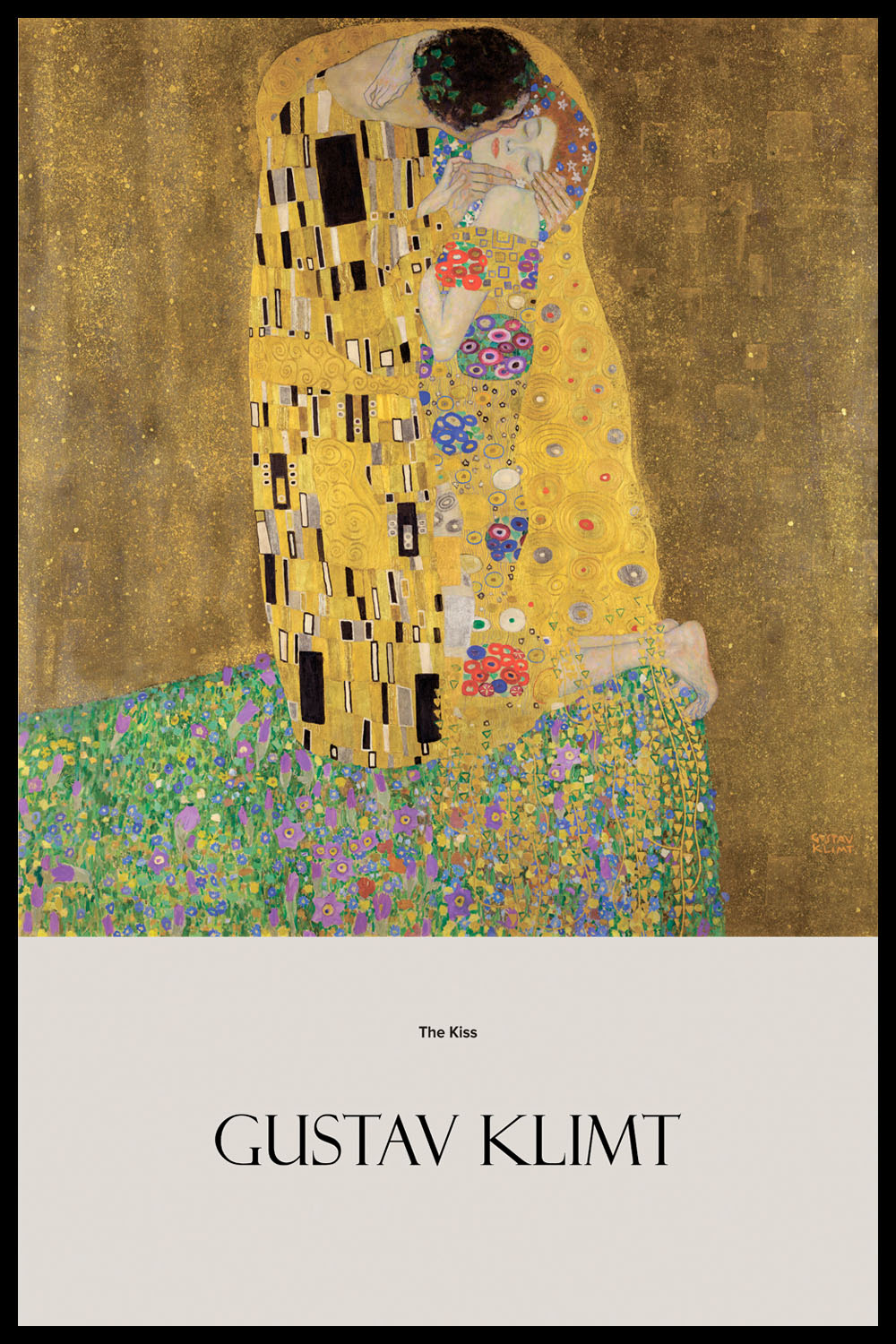 Постер Gustav Klimt The Kiss