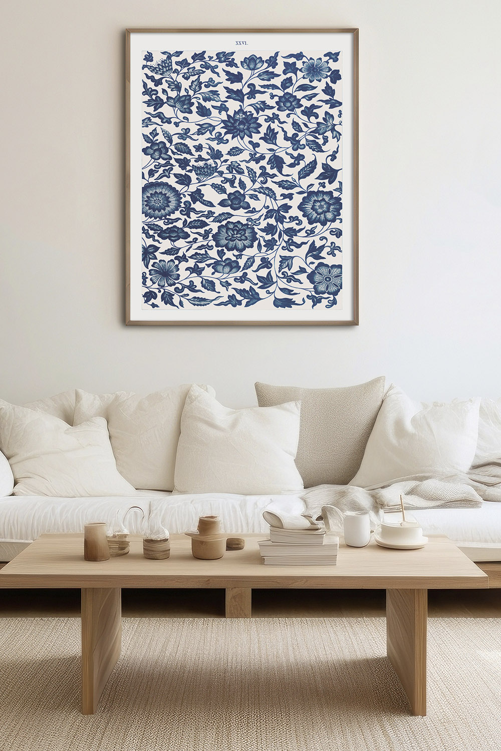 Постер Синие Цветы