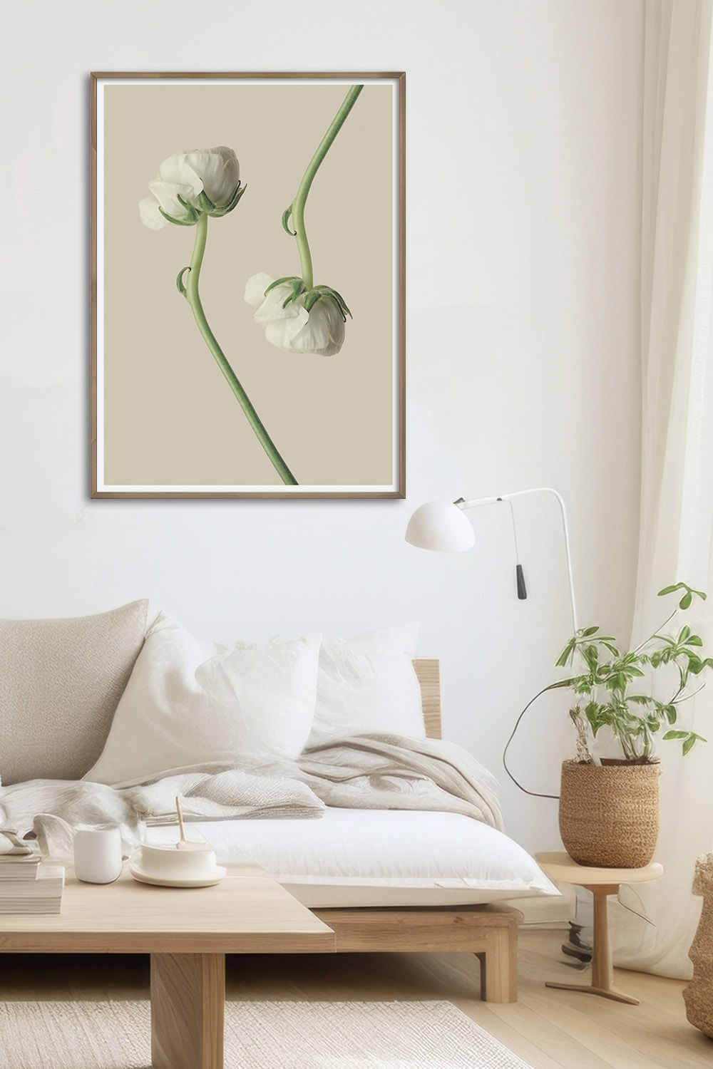 Постер Белые Цветы