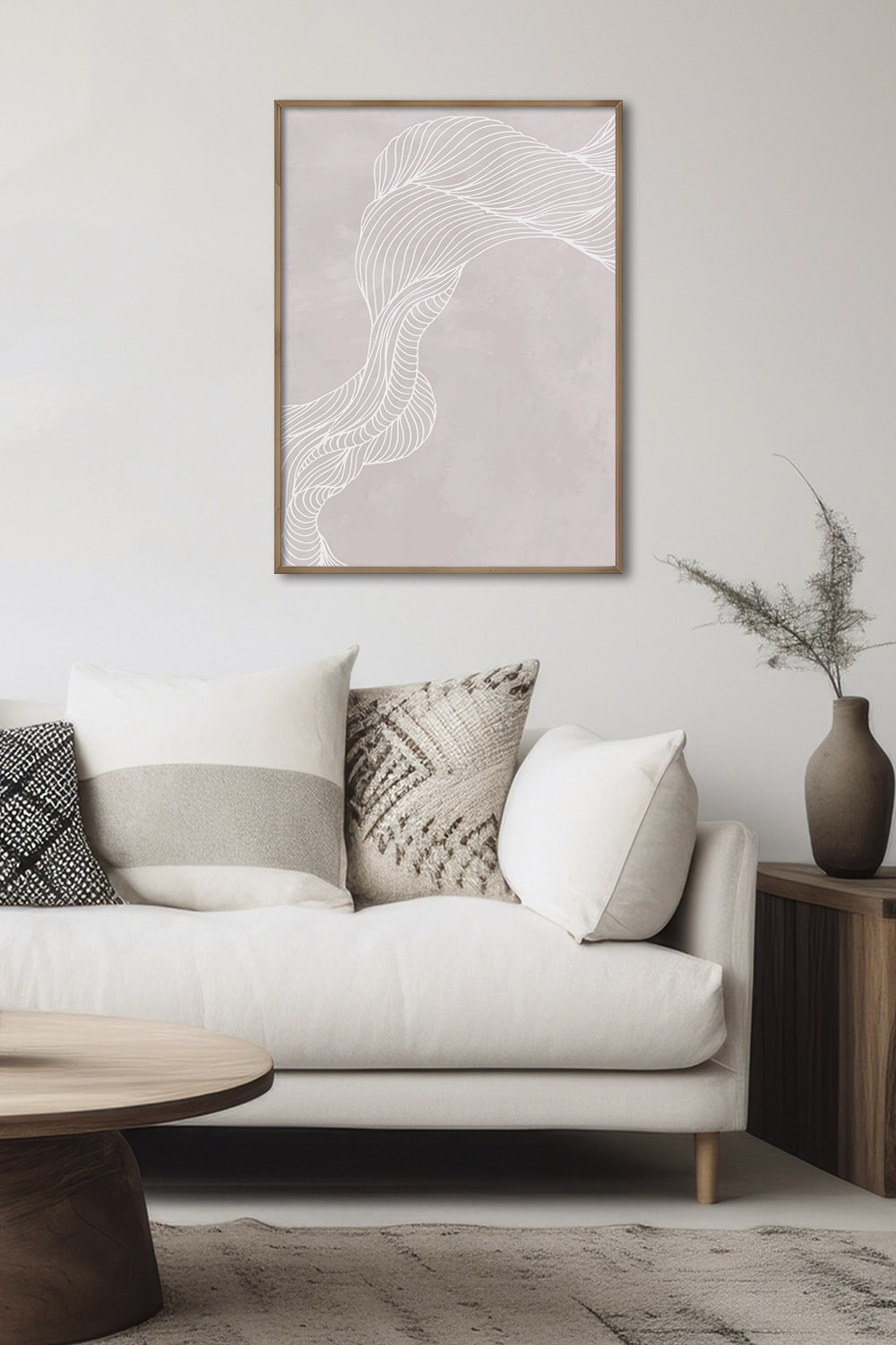 Постер Белые Линии №1