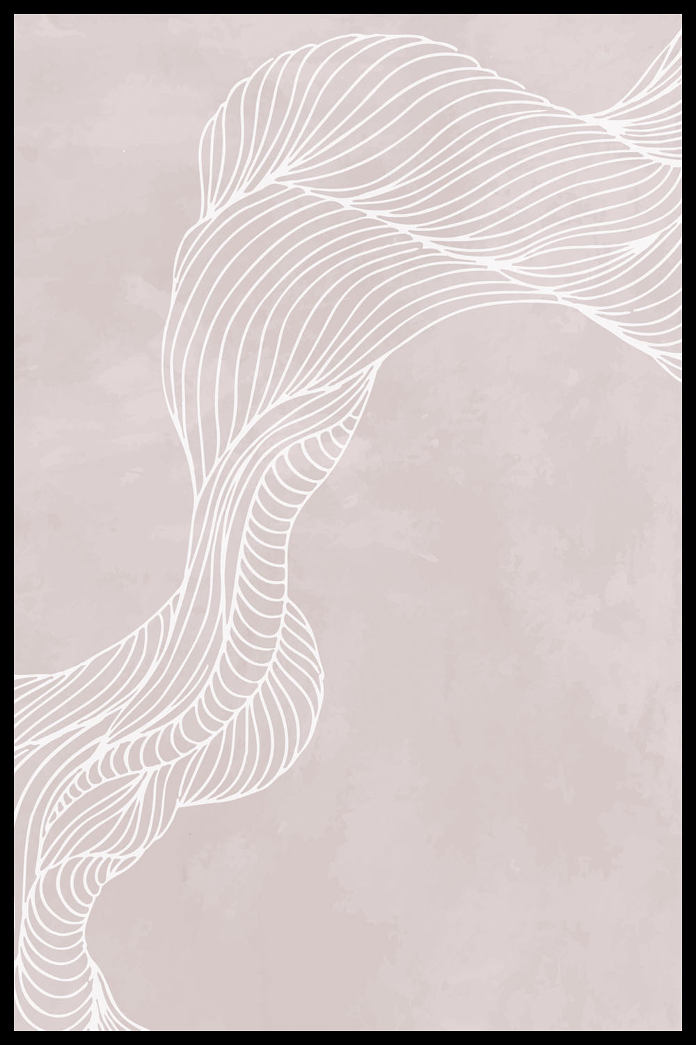 Постер Белые Линии №1